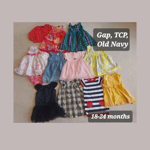 Gap. The Childrens Place, Old Navy baby girl clothes size 18-24 months